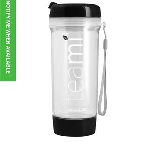 Teami Clear Travel Tea Thermos with Black Lid & Base - 13.5oz